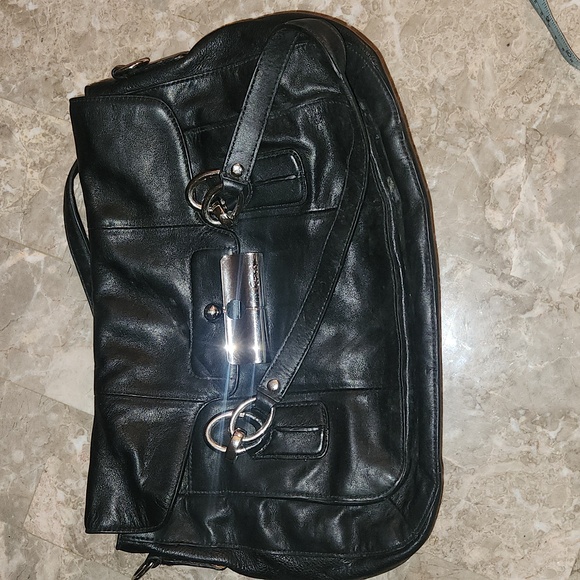 BLACK COACH VINTAGE HANDBAG - Picture 9 of 9